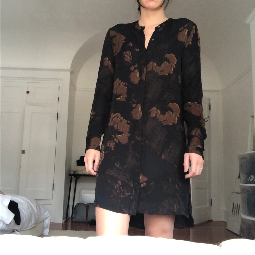 Aritzia Wilfred 100% Silk Dress